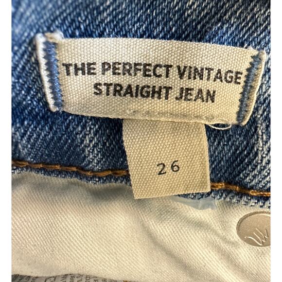 Madewell The Perfect Vintage Straight Jeans Size 26 - Picture 4 of 9